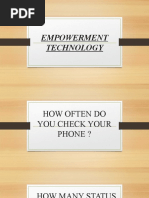 Grade 12 - EMPOWERMENT TECHNOLOGY