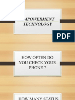 Grade 12 - EMPOWERMENT TECHNOLOGY