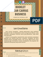 Booklet Lean Canvas Business