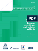 Desarrollo de Indicadores de Pobreza Energética en América Latina y El Caribe