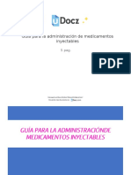 Guia para La Administracion de Medicamentos Inyectables