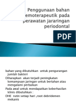 Penggunaan Bahan Kemoterapeutik Pada Perawatan Jararingan Periodontal