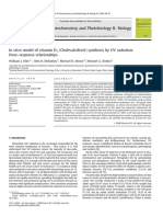 Vitamin D Synthesis Model Reveals Nonlinear UV Dose Response