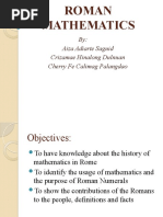 Roman Mathematics Report