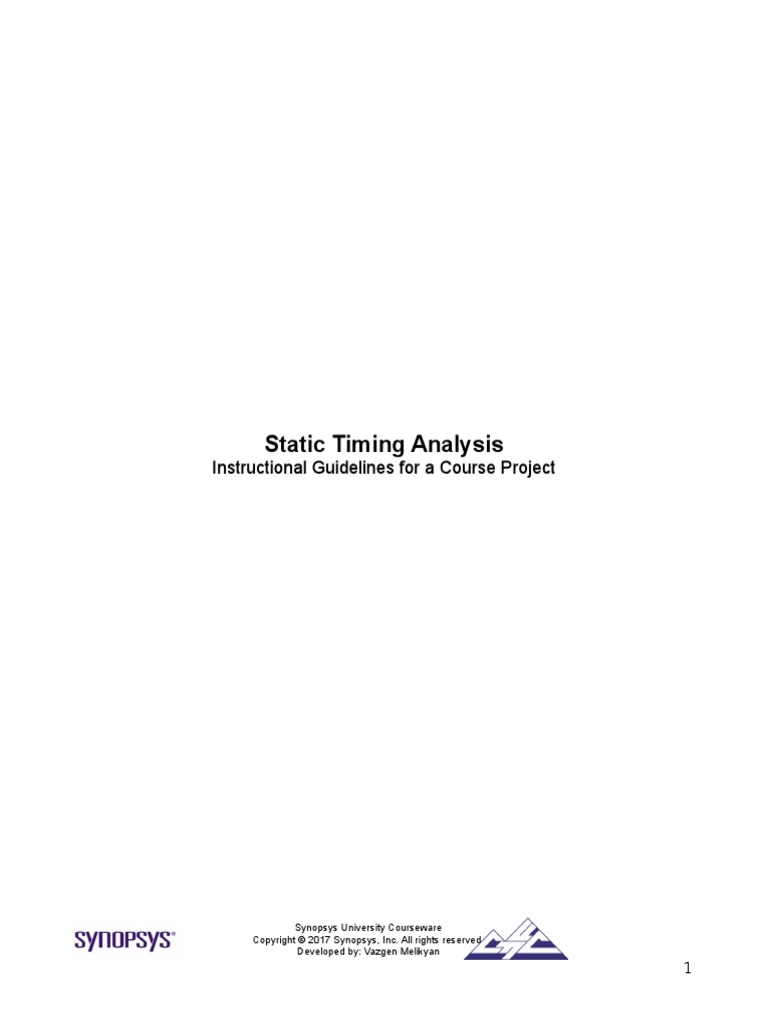 Sta Course Project 6 13 2017 PDF Free | PDF | Electrical Engineering ...