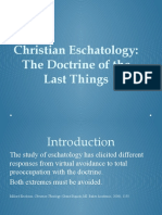 Christian Eschatology: The Doctrine of the Last Things Explained