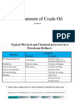 Pre-Treatment of Crude Oil