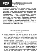 Caracterização Do Meio Envolvente