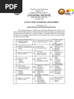 Activity 28 Career Interests Areas