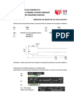 Ejercicio de Diseño de Un Muro Estructural