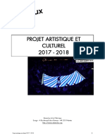 Projet Artistiqueculturel 2017 2018 Vdef Publique