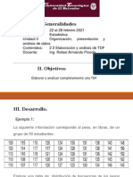 2.2 Elaboración y Análisis de TDF