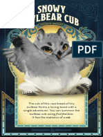 DND LegacyAward Snowy Owlbear Cub