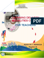 Learning Delivery Modalities Course: For Teachers