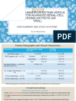 Pembrolizumab Plus Axitinib Versus Sunitinib For Advanced Renal-Cell Carcinoma (Keynote-426 Trial)