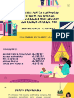 Analisis Faktor Lingkungan Eksternal Dan Internal Pada PT. Ultrajaya Milk Industry and Trading Company, Tbk.