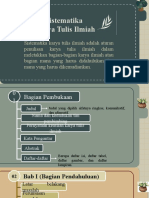 Sistematika Dan Jenis-Jenis KTI