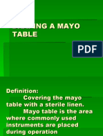 Drape Mayo Table