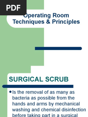 Scrubbing