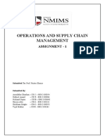 Team 6 - Operations and SCM - Assignment 1