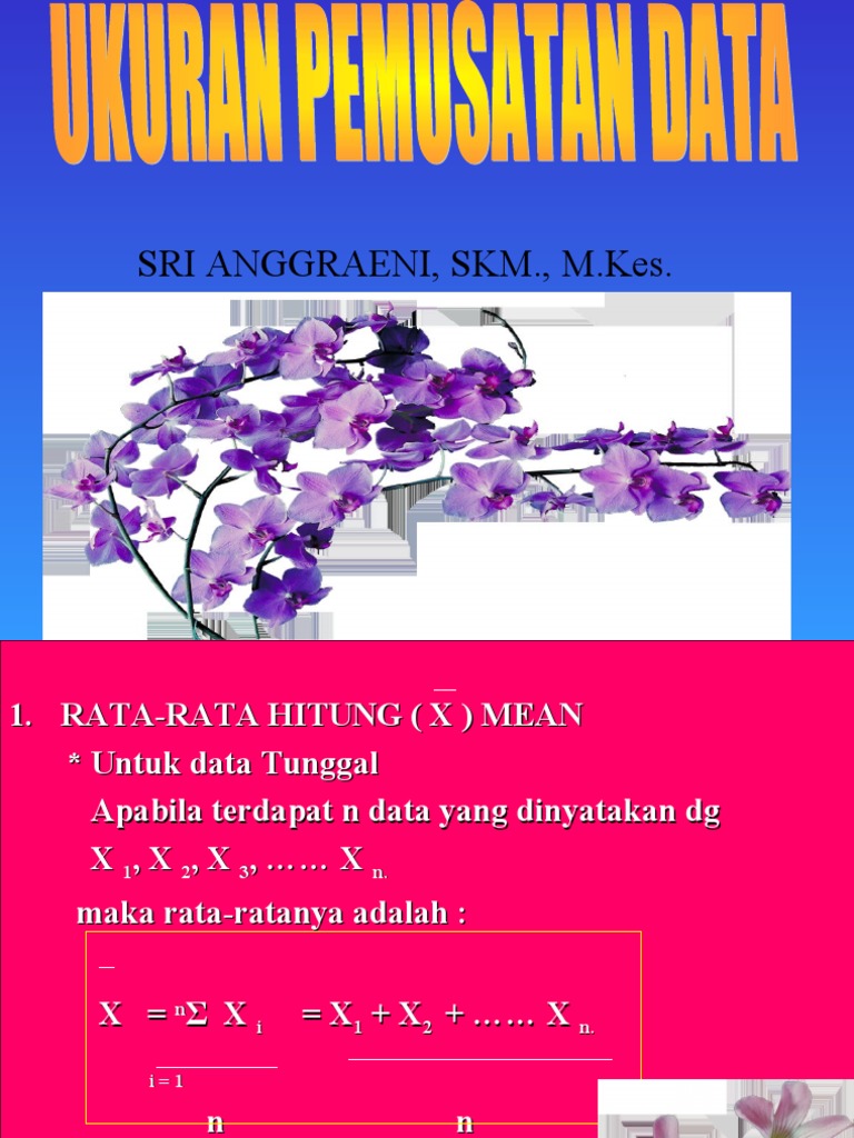 Statisika Mean, Median, Modus | PDF