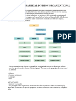 Geographical Division Organizational Structure