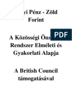 Pénzhelyettesítő I. - A Közösségi Önsegítő Rendszer Elméleti És Gyakorlati Alapja