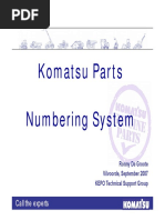 Komatsu Parts Numbering System: Call The Experts