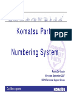 Komatsu Engine Parts Numbering System