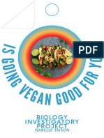 GO ING Vegan Good F OR YO: Biology Investigatory Project