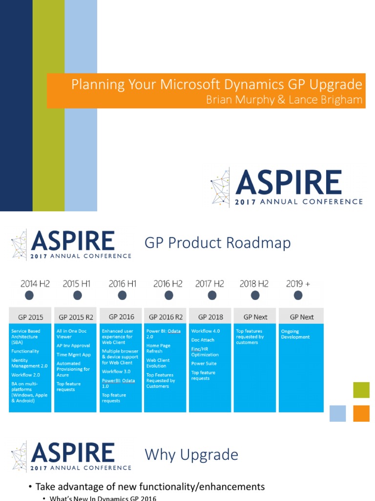 Microsoft Dynamics GP Upgrade Planning | PDF | Databases | Computer File
