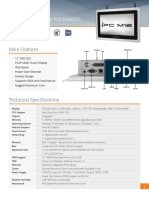 Ipc M12: 12" Fanless Industrial Poe Panel PC