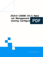 ZXA10 C300M (V3.1) Netw Ork Management Commis Sioning Configuration Gui de