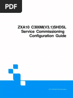 ZXA10 C300M (V3.1) SHDSL Service Commissioning Configuration Guide