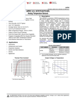 LMT85 1.8-V, SC70/TO-92/TO-92S, Analog Temperature Sensors: 1 Features 3 Description