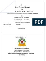 A Micro-Project Report On ": Metal Detector Circuit"