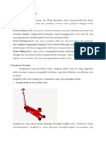 Materi Jacking, Blocking & Lifting