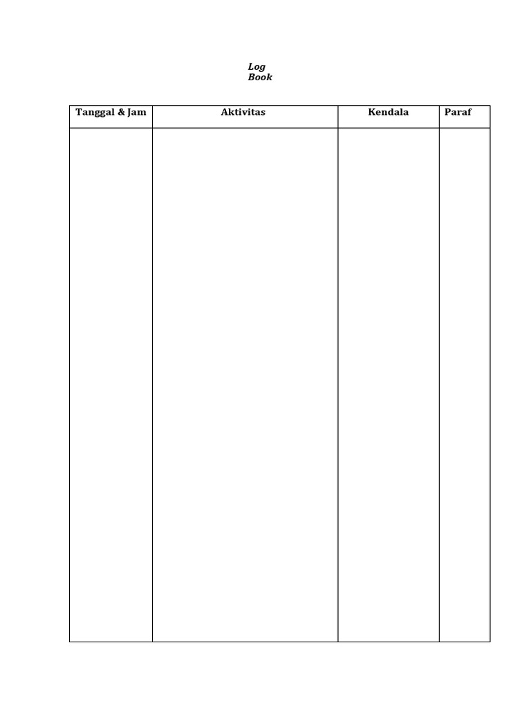 Log Book PDF