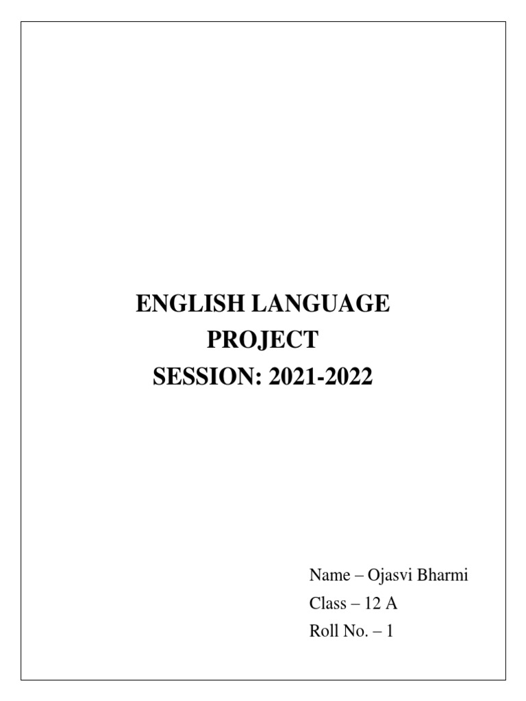 ENG I Project FOR CLASS 12 ISC | PDF | Telescope | Telescopic Sight