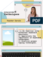 Keyboard Techniques