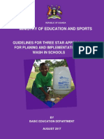 MoES Guidelines For WASH in Schools