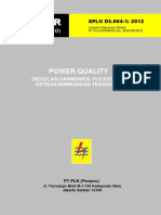 SPLN D5.004-1 2012 Power Quality Regulasi Harmonisa