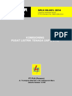 SPLN K6.001 2014 Komisioning PLTU