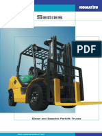Komatsu CX50 Series 3.5 to 5.0 Ton Forklifts Reduce Operating Costs