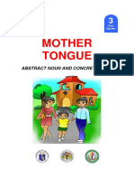 Mother Tongue 3 Q1 Abstract Noun and Count Noun