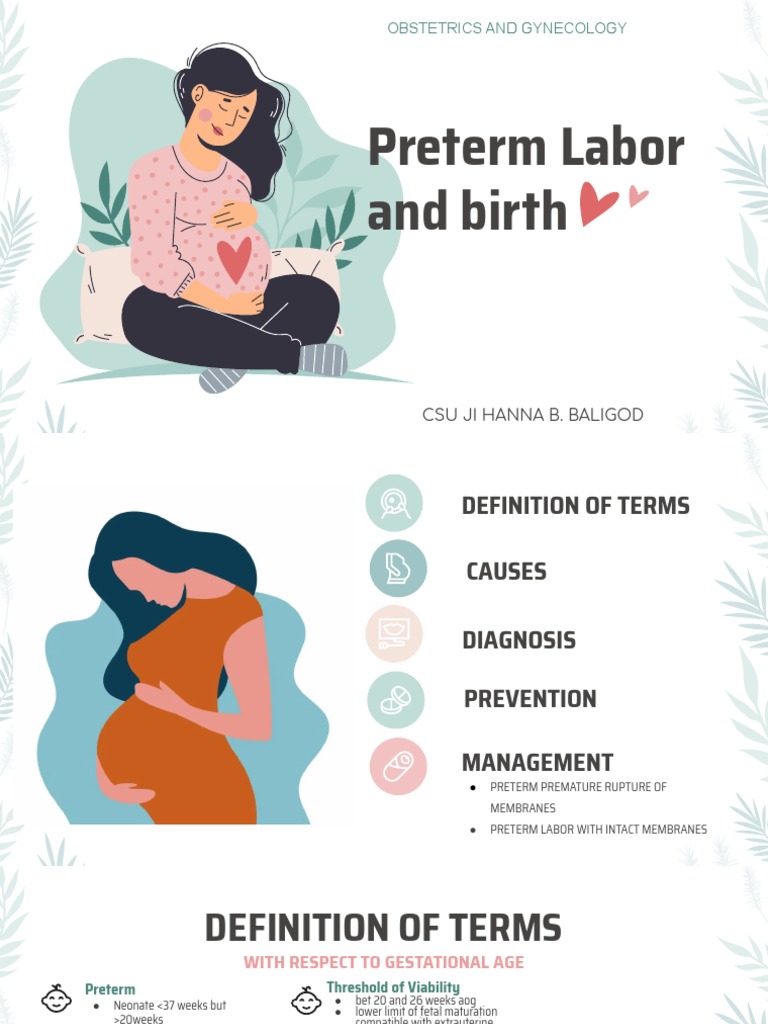Preterm Labor and Birth | PDF | Preterm Birth | Childbirth