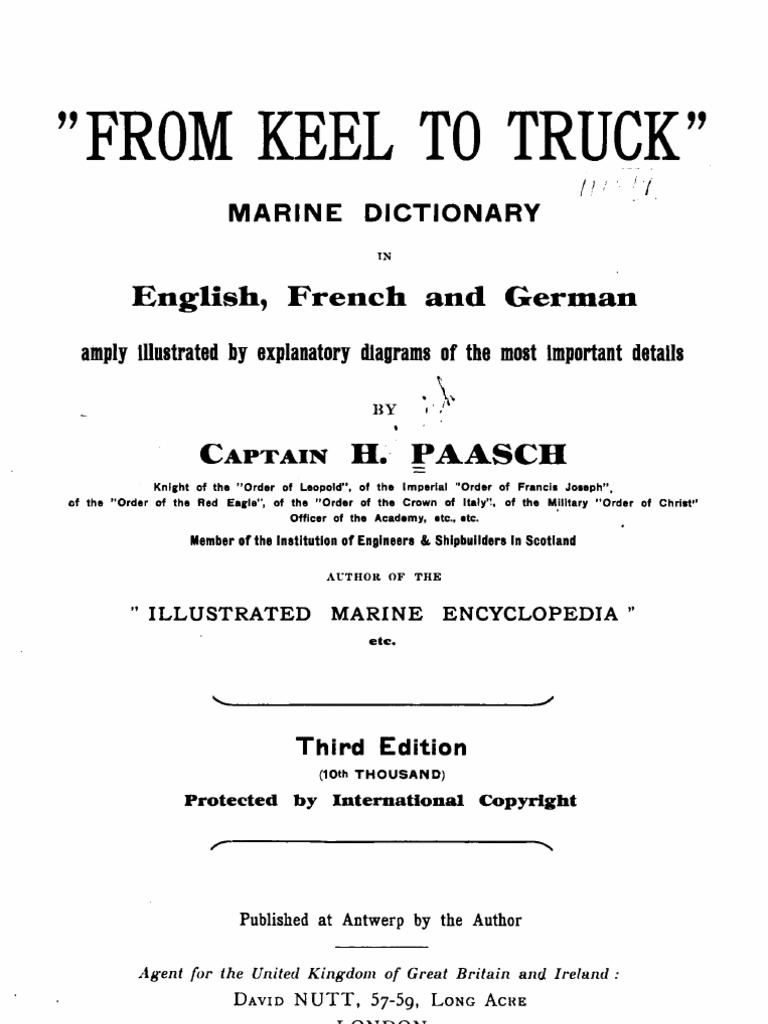 Marine Dictionary