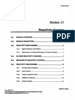 Reactivity Control: 13.1 Module Overview 3 13.2 Module Objectives 3