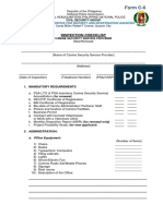 Form C-6: Inspection Checklist