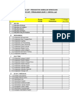 CHECK LIST Dan RUANG LINGKUP PELAYANAN AMBULANCE